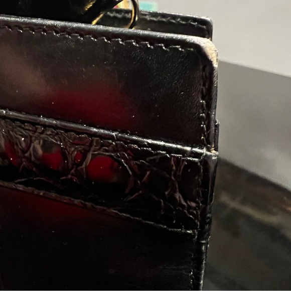 💯 Authentic Salvatore Ferragamo Gancini Vintage Leather Shoulder Bag - Picture 8 of 14